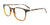 Takumi TK1159 Eyeglasses with Clip-on Sunglasses | Size 50 / Demi Brown & Caramel