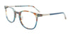Takumi TK1159 Eyeglasses with Clip-on Sunglasses | Size 50 / Demi Blue & Blue