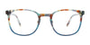 Takumi TK1159 Eyeglasses with Clip-on Sunglasses | Size 50 / Black & Demi Grey