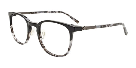 Takumi TK1159 Eyeglasses with Clip-on Sunglasses Black & Demi Grey