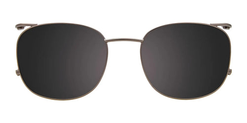 Takumi TK1159 Eyeglasses with Clip-on Sunglasses / Size 50 / Black & Demi Grey