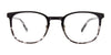 Takumi TK1159 Eyeglasses with Clip-on Sunglasses | Size 50 / Black & Demi Grey