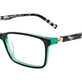 Black & Green/Demi Grey