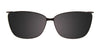 Takumi TK1161 Eyeglasses with Clip-on Sunglasses | Size 56 / Brown & Blue Marbled
