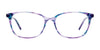 Takumi TK1161 Eyeglasses with Clip-on Sunglasses | Size 56 / Brown & Blue Marbled