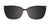 Takumi TK1161 Eyeglasses with Clip-on Sunglasses | Size 56 / Clip Only (Color №010)