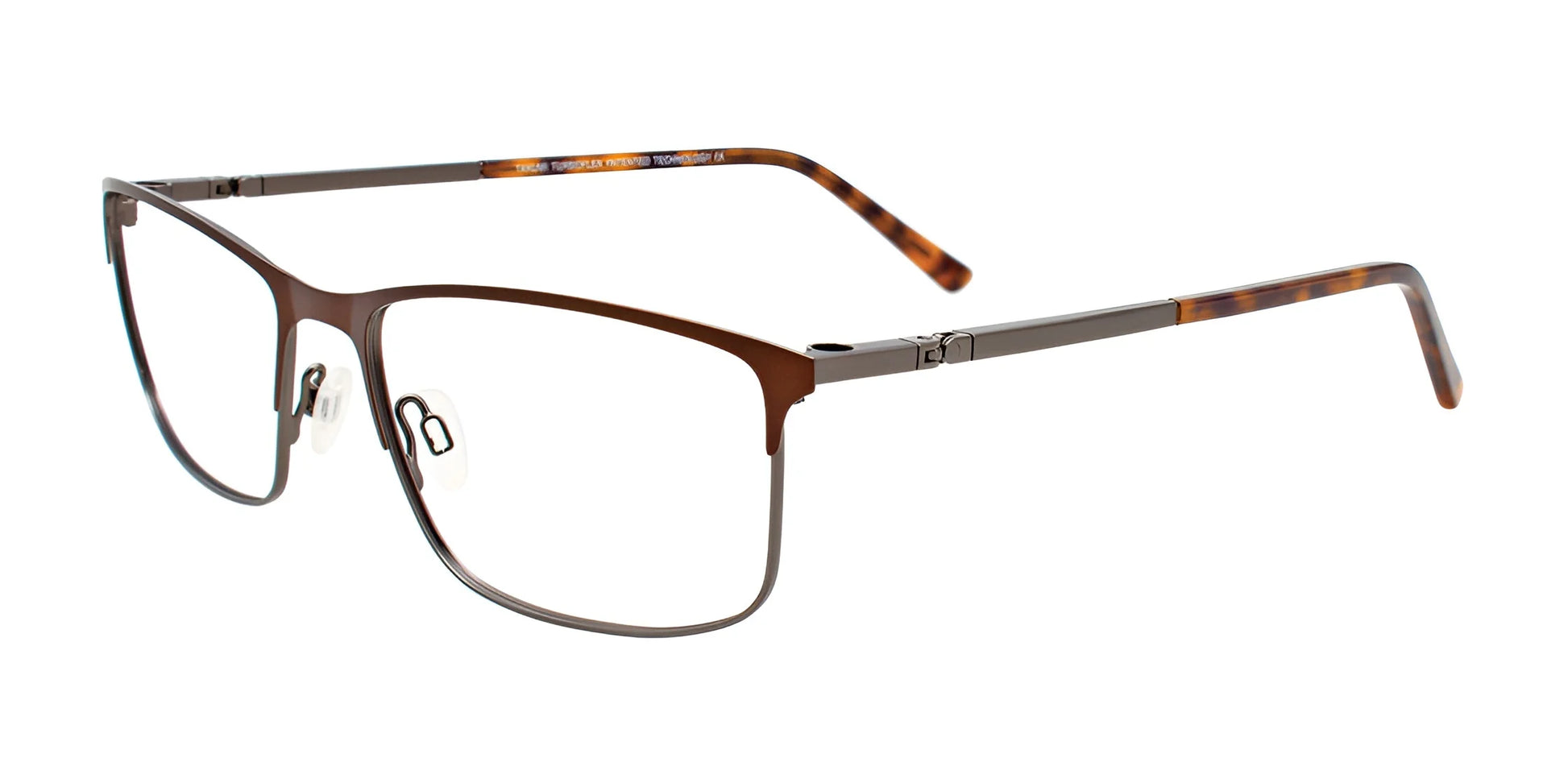 Takumi TK1163 Eyeglasses Satin Brown & Dark Steel