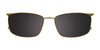 Takumi TK1163 Eyeglasses with Clip-on Sunglasses | Size 58 / Clip Only (Color №015)