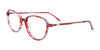 Takumi TK1164 Eyeglasses | Size 48 / Red Marbled/Satin Red