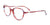 Takumi TK1164 Eyeglasses | Size 48 / Red Marbled/Satin Red