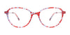 Takumi TK1164 Eyeglasses | Size 48 / Purple Marbled & Satin Purple