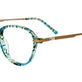 Teal Marbled/Satin Light Olive