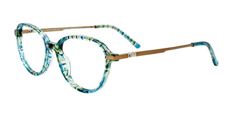 Takumi TK1164 Eyeglasses Teal Marbled / Satin Light Olive