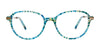 Takumi TK1164 Eyeglasses | Size 48 / Purple Marbled & Satin Purple