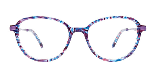Takumi TK1164 Eyeglasses / Size 48 / Purple Marbled & Satin Purple