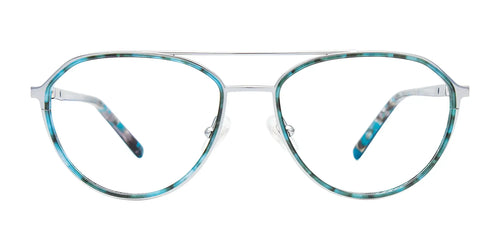 Takumi TK1165 Eyeglasses / Size 48 / Light Blue & Turq/Turq Tort