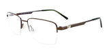 Takumi TK1166 Eyeglasses with Clip-on Sunglasses | Size 58