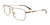 Takumi TK1167 Eyeglasses with Clip-on Sunglasses | Size 57 / Matt Dark Brown & Shiny Gold