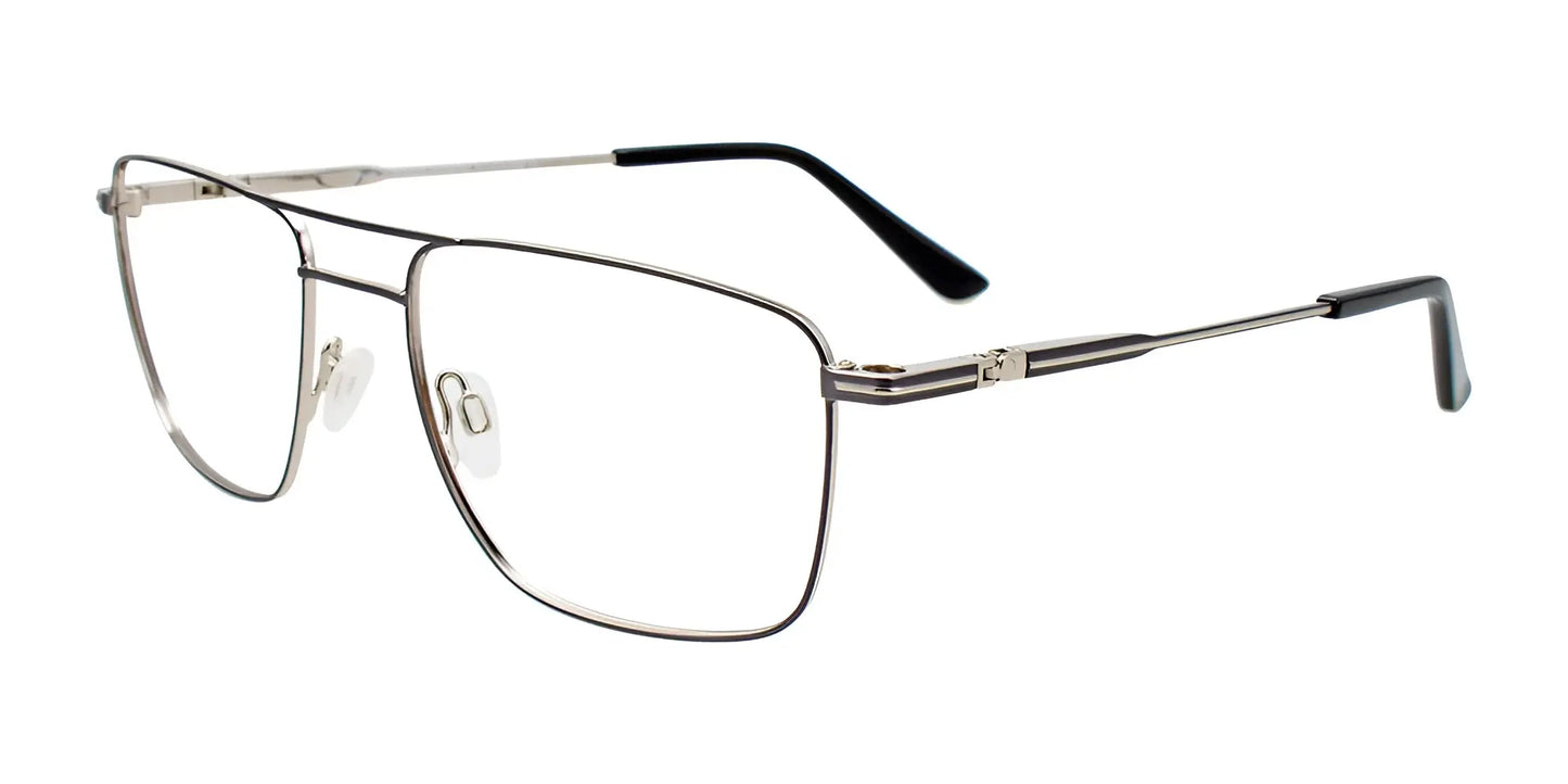 Takumi TK1167 Eyeglasses with Clip-on Sunglasses | Size 57