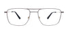 Takumi TK1167 Eyeglasses with Clip-on Sunglasses | Size 57 / Matt Black & Shiny Silver