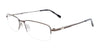Takumi TK1168 Eyeglasses with Clip-on Sunglasses | Size 55 / Matt Grey & Shiny Grey