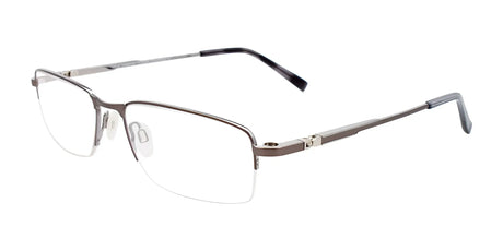 Takumi TK1168 Eyeglasses with Clip-on Sunglasses Matt Grey & Shiny Grey