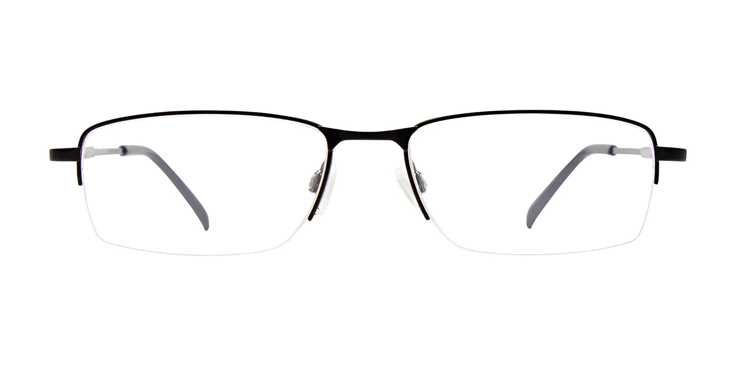 Takumi TK1168 Eyeglasses with Clip-on Sunglasses | Size 55