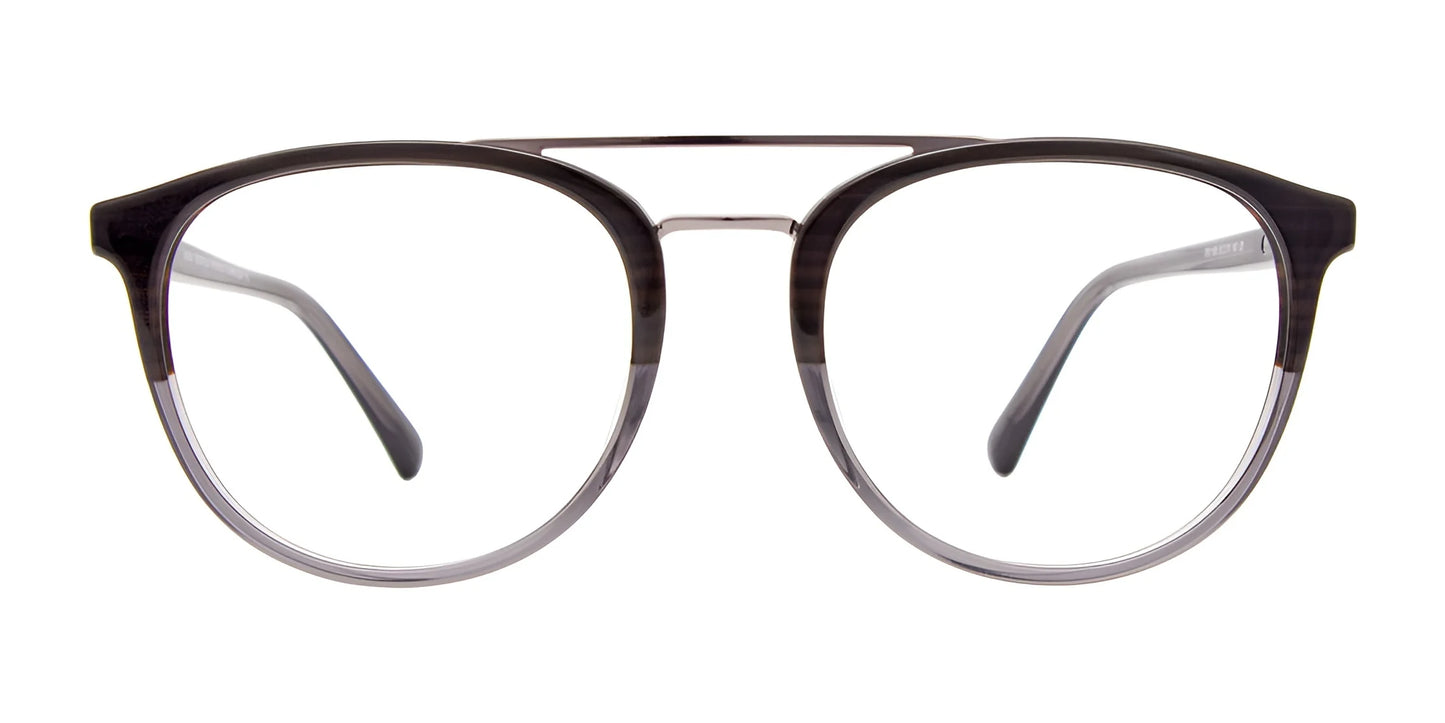 Takumi TK1169 Eyeglasses with Clip-on Sunglasses | Size 52