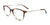 Takumi TK1170 Eyeglasses with Clip-on Sunglasses | Size 52 / Brown Marbled & Demi Amber
