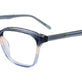 Crystal Dark Blue & Salmon & Light Blue
