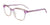 Takumi TK1172 Eyeglasses with Clip-on Sunglasses | Size 51 / Cry Lt Pur Cry & Lt Pnk Silver