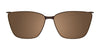 Takumi TK1172 Eyeglasses with Clip-on Sunglasses | Size 51 / Clip Only (Color №010)
