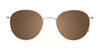 Takumi TK1173 Eyeglasses with Clip-on Sunglasses | Size 51 / Shiny Demi Amber & Shiny Gold