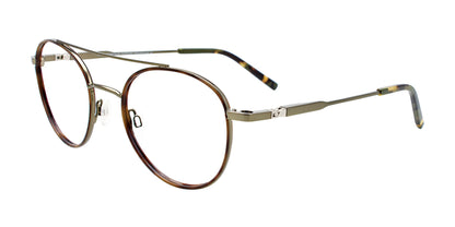 Takumi TK1173 Eyeglasses Shiny Demi Brown & Shiny Khaki