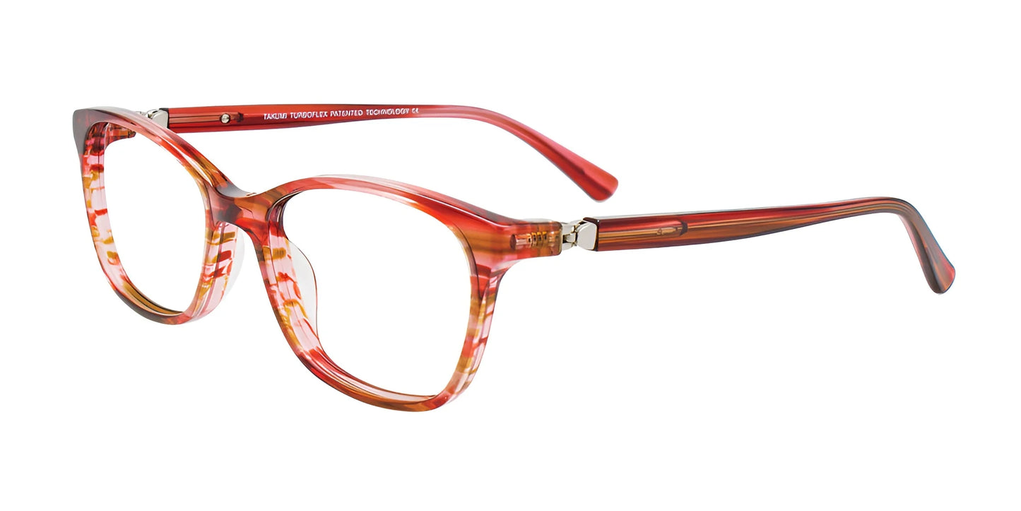 Takumi TK1174 Eyeglasses Red Marbled