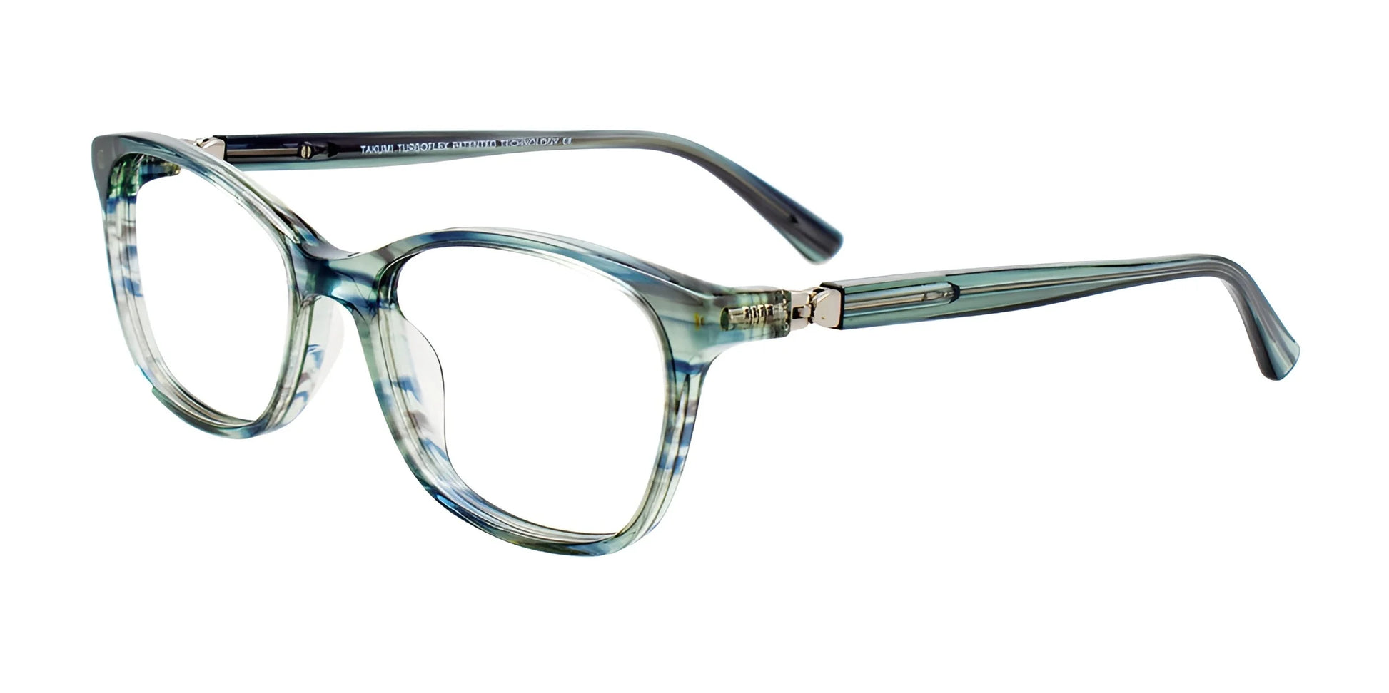 Takumi TK1174 Eyeglasses Green Marbled