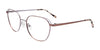 Takumi TK1175 Eyeglasses with Clip-on Sunglasses | Size 51 / Matt Light Pink & Shiny Lilac