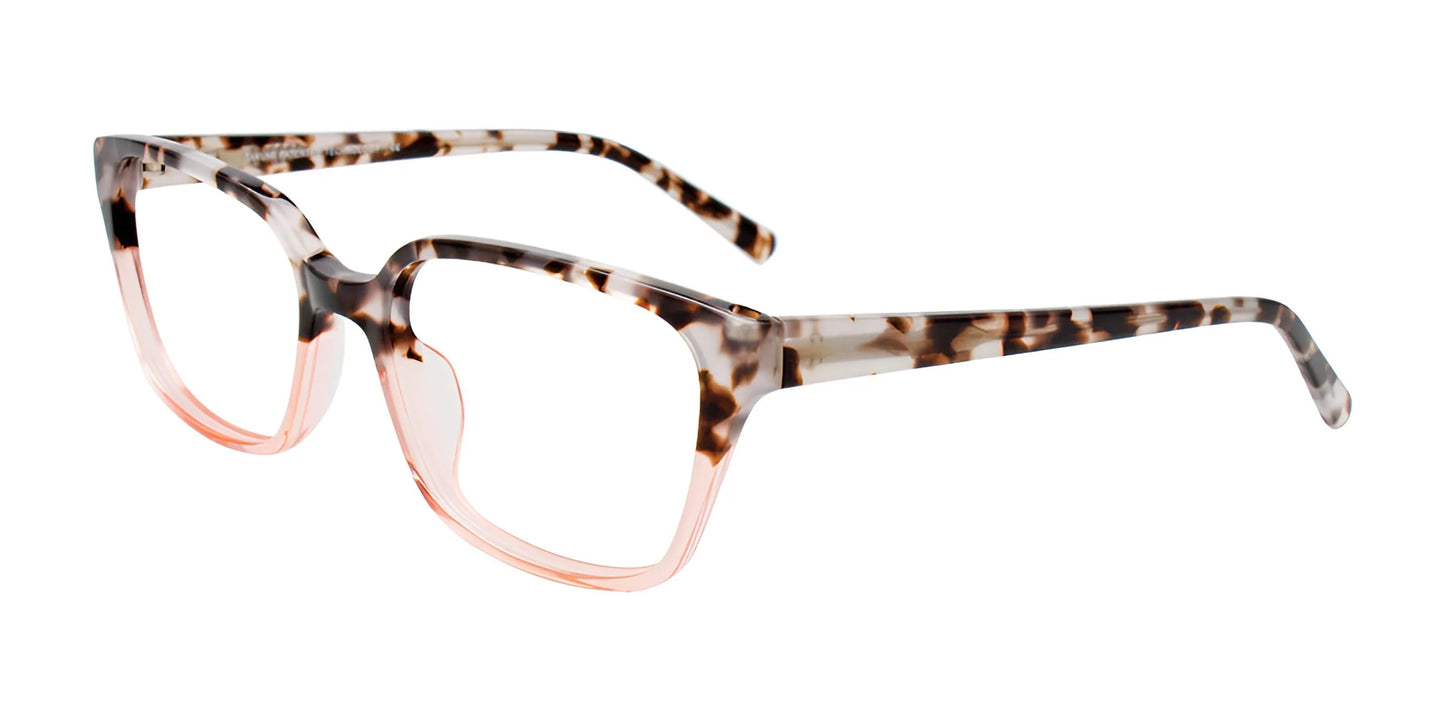 Takumi TK1176 Eyeglasses with Clip-on Sunglasses Bge Tort & Cryst Pnk / Bge Tort