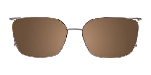 Takumi TK1176 Eyeglasses with Clip-on Sunglasses / Size 55 / Bge Tort & Cryst Pnk/Bge Tort