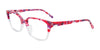 Takumi TK1176 Eyeglasses with Clip-on Sunglasses | Size 55 / Rd Vio Cry Blue/Rd Vio Cr Blue