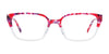Takumi TK1176 Eyeglasses with Clip-on Sunglasses | Size 55 / Bge Tort & Cryst Pnk/Bge Tort