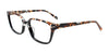 Takumi TK1176 Eyeglasses with Clip-on Sunglasses | Size 55 / Gld Blk Cryst/Gld Blk Cryst