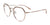 Takumi TK1177 Eyeglasses with Clip-on Sunglasses | Size 52 / Dark Rose Gold