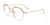 Takumi TK1177 Eyeglasses with Clip-on Sunglasses | Size 52 / Copper & Pale Rose