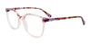 Takumi TK1178 Eyeglasses with Clip-on Sunglasses | Size 53 / Pink & Brn Marb & Cry Lit Pink