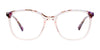Takumi TK1178 Eyeglasses with Clip-on Sunglasses | Size 53 / Brn & Turq Marb & Cry Lit Brn