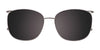 Takumi TK1178 Eyeglasses with Clip-on Sunglasses | Size 53 / Brn & Turq Marb & Cry Lit Brn