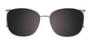 Takumi TK1178 Eyeglasses with Clip-on Sunglasses | Size 53 / Clip Only (Color №010)