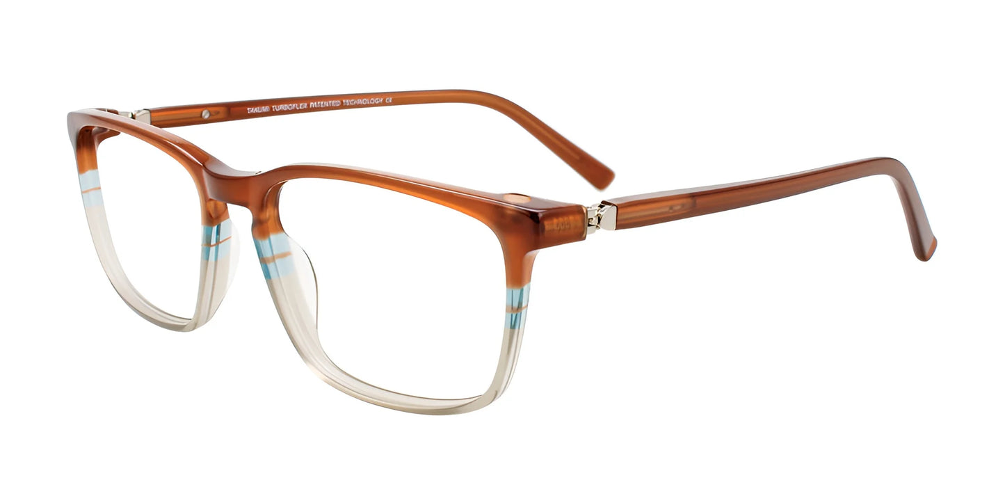 Takumi TK1179 Eyeglasses Brown & Light Blue & Grey