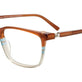 Brown & Light Blue & Grey